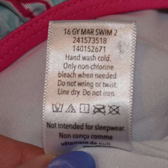 Gymboree Pink Flamingo Swimsuit size XS (4) - Picture 4 of 6